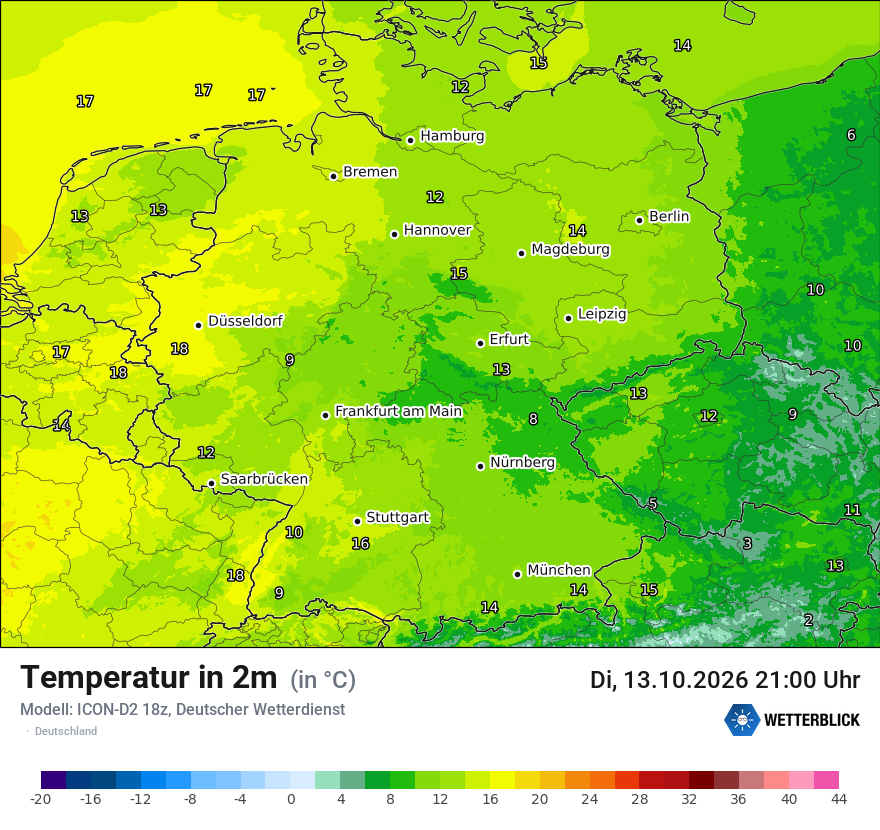 Wetterbild ICON-D2
