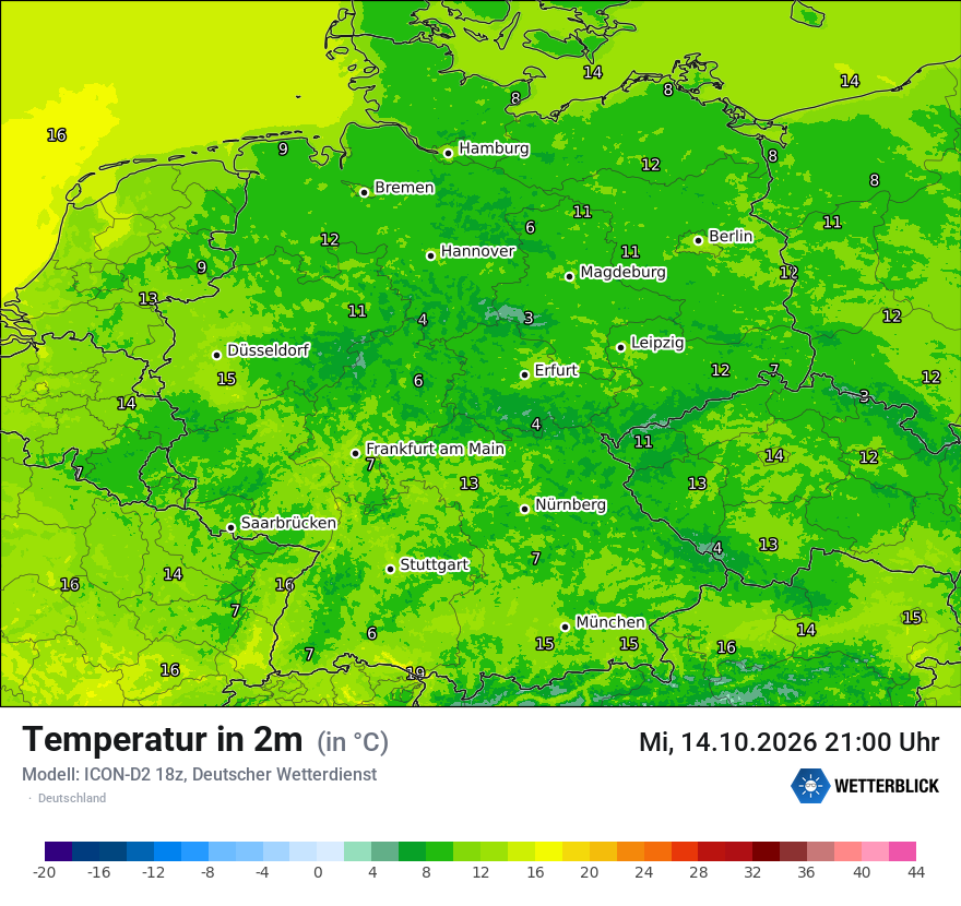 Wetterbild ICON-D2