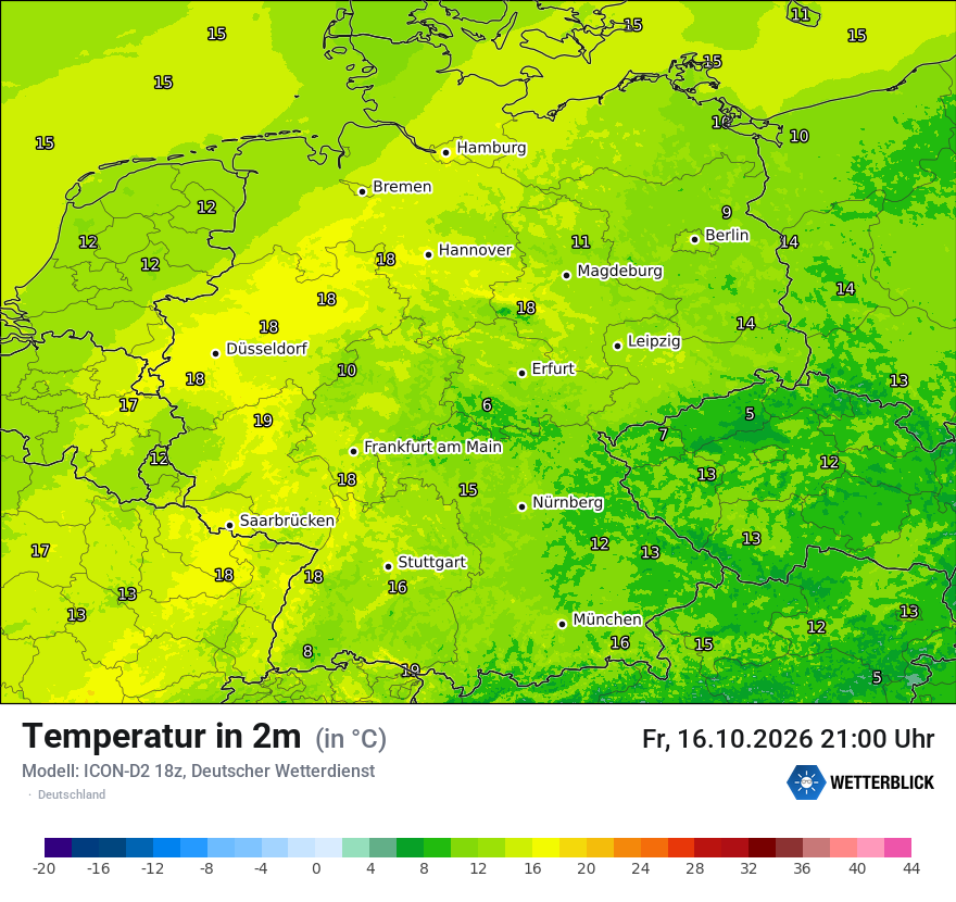Wetterbild ICON-D2