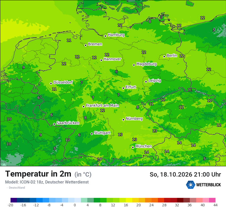 Wetterbild ICON-D2