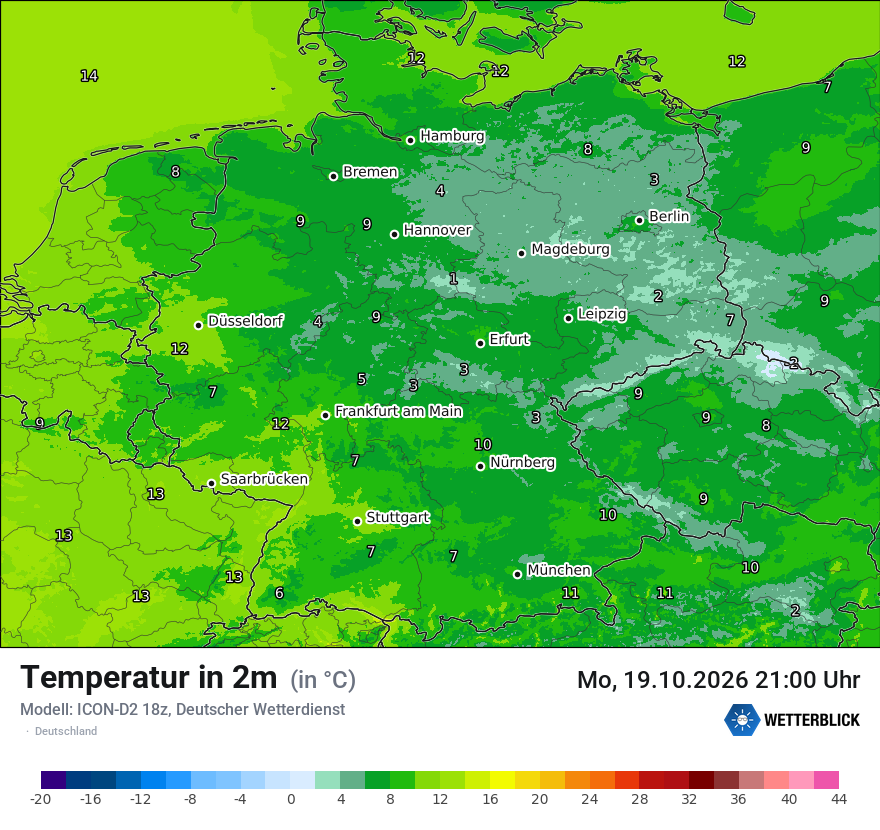 Wetterbild ICON-D2