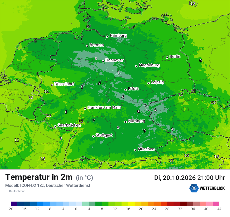 Wetterbild ICON-D2