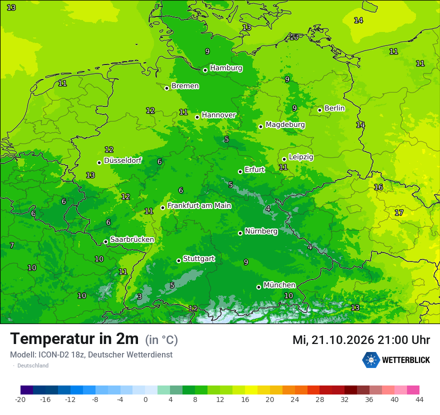 Wetterbild ICON-D2