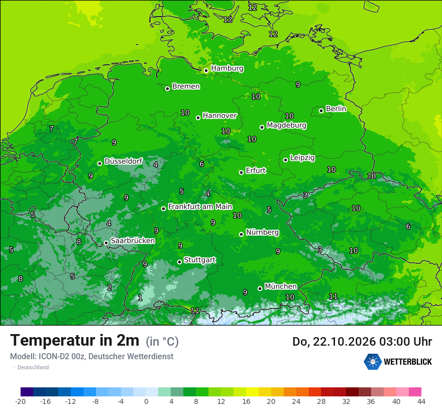 Wetterbild ICON-D2