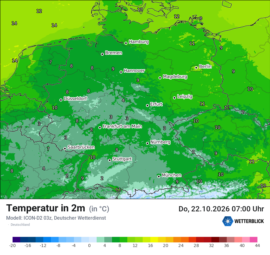 Wetterbild ICON-D2