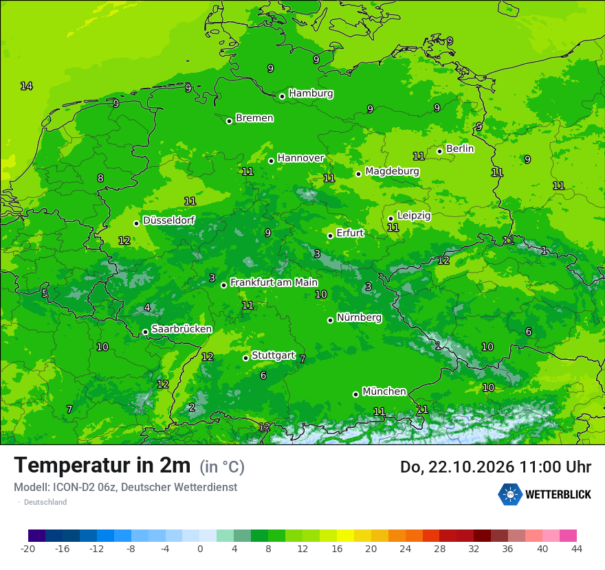Wetterbild ICON-D2
