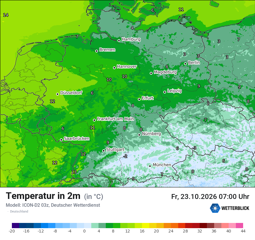 Wetterbild ICON-D2
