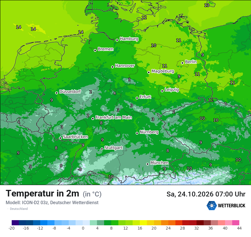 Wetterbild ICON-D2