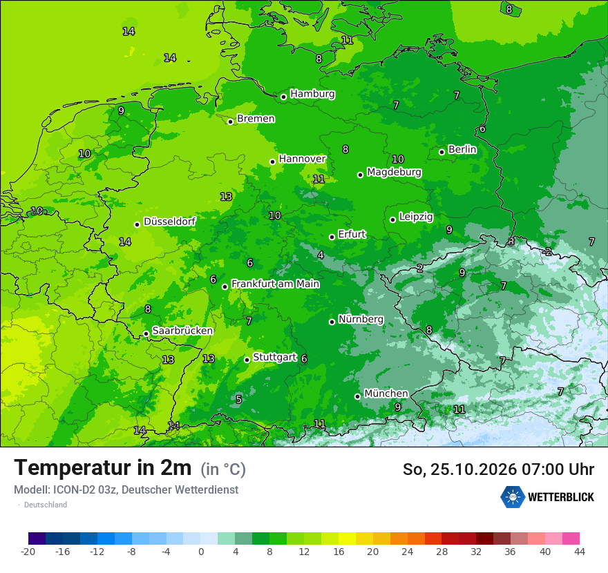 Wetterbild ICON-D2