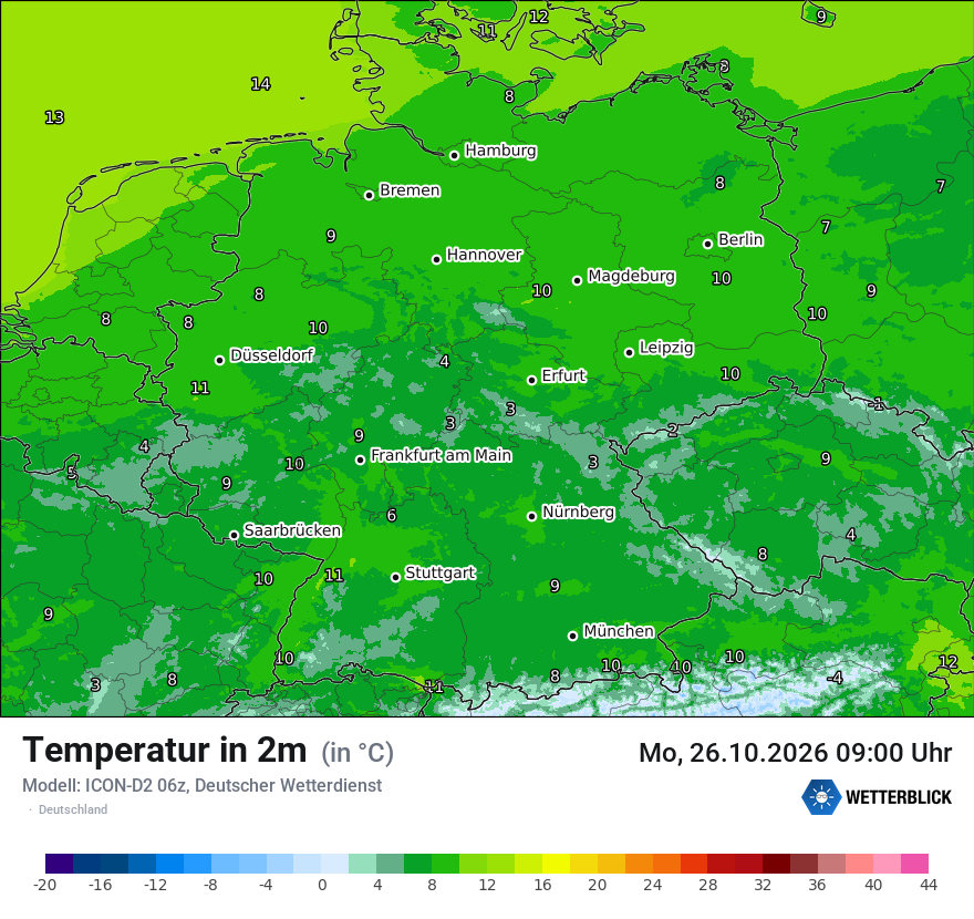 Wetterbild ICON-D2