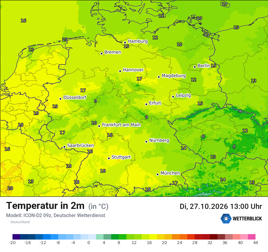 Wetterbild ICON-D2