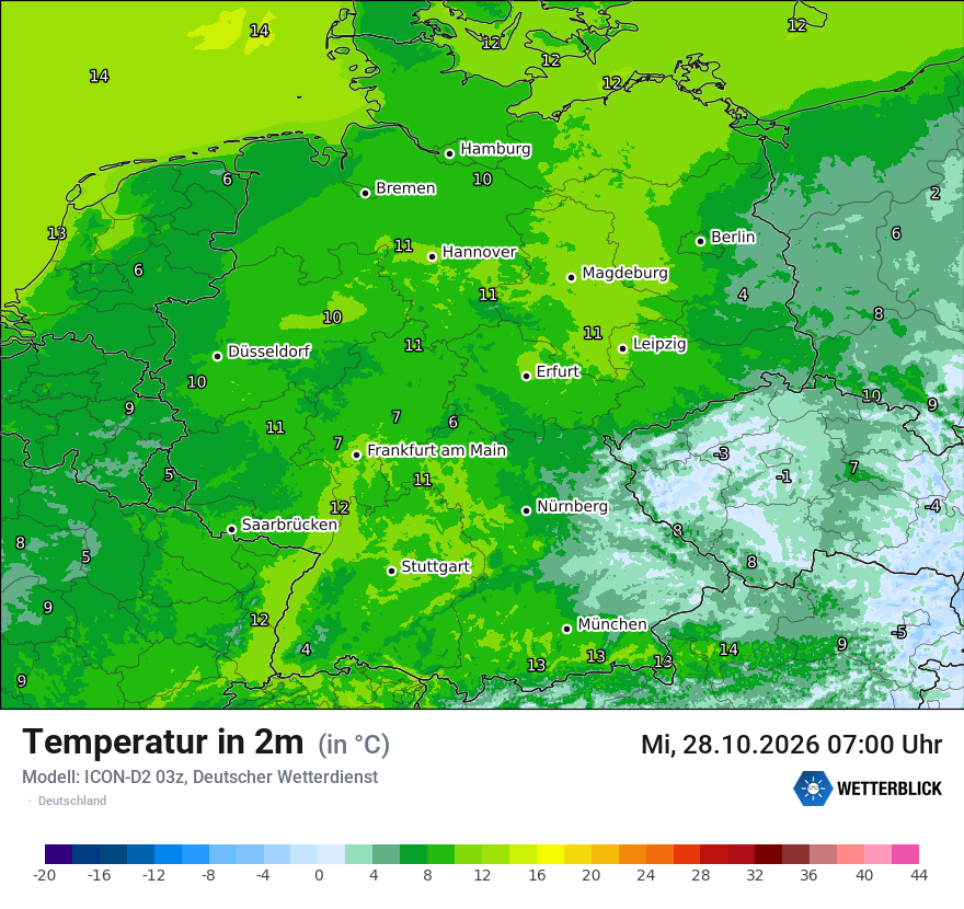 Wetterbild ICON-D2