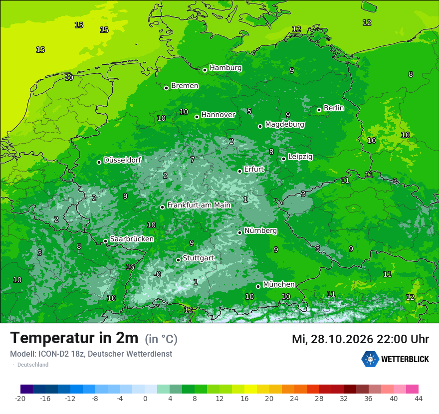 Wetterbild ICON-D2