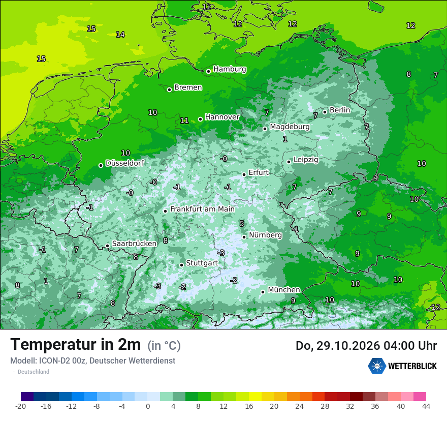 Wetterbild ICON-D2