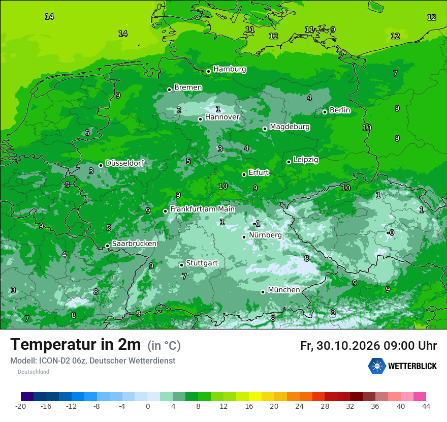 Wetterbild ICON-D2