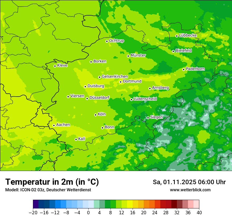 Modellkarten Temperatur Modellkarten Temperatur