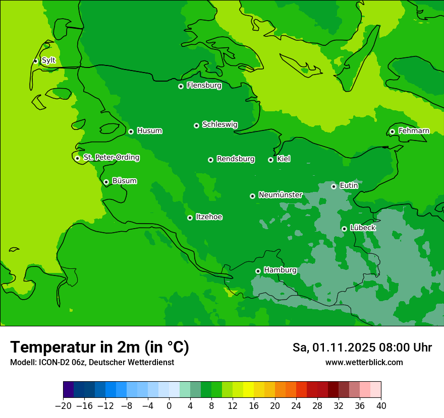 Modellkarten Temperatur Modellkarten Temperatur