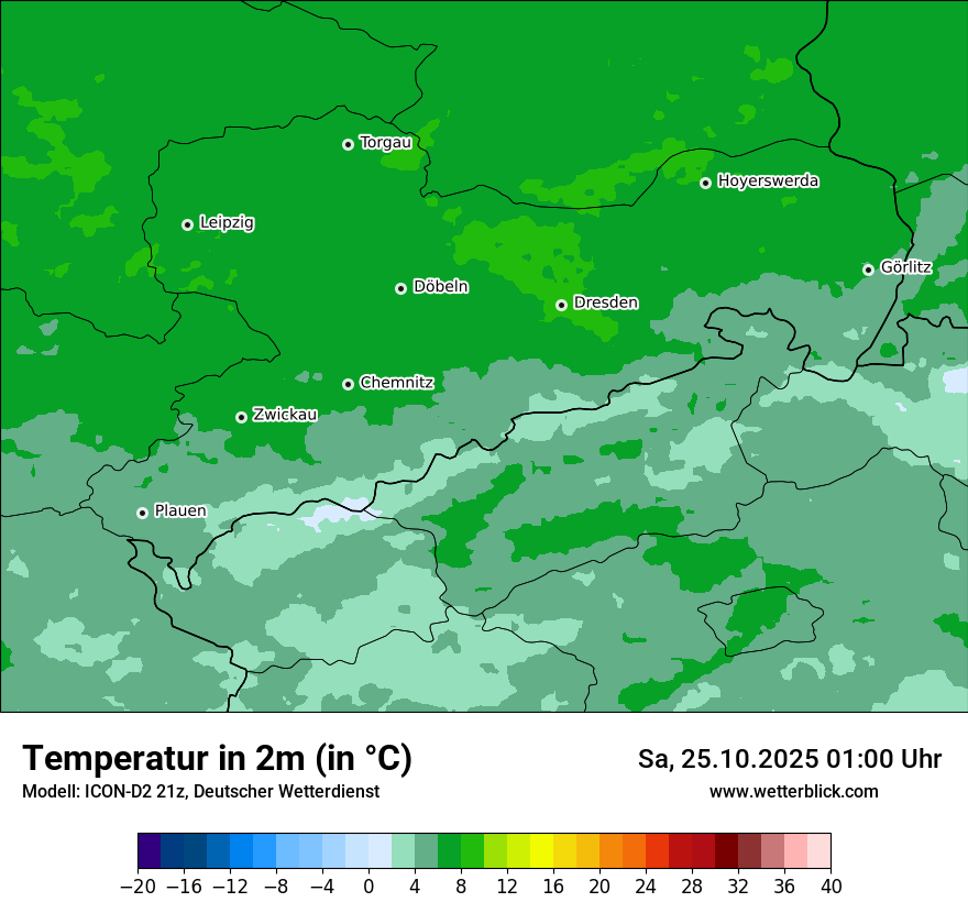 Modellkarten Temperatur Modellkarten Temperatur