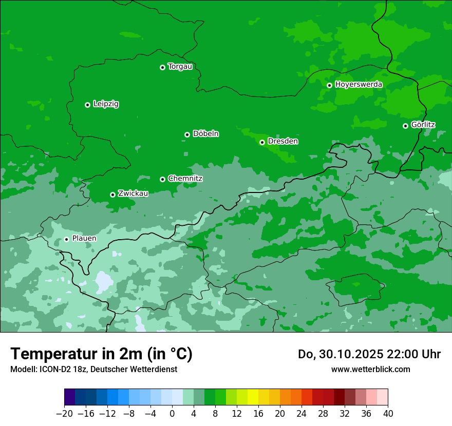 Modellkarten Temperatur Modellkarten Temperatur