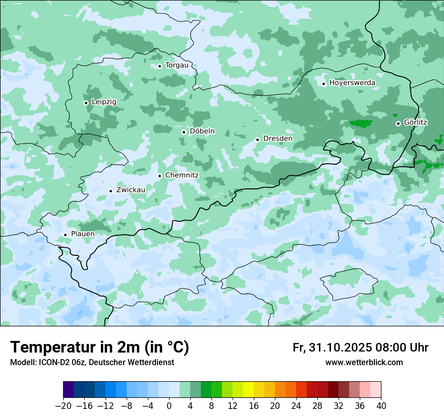 Modellkarten Temperatur Modellkarten Temperatur