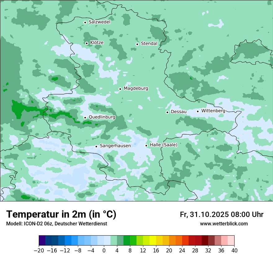 Modellkarten Temperatur Modellkarten Temperatur