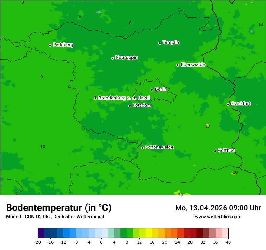 Modellkarte ICON-D2 – t_g – bb