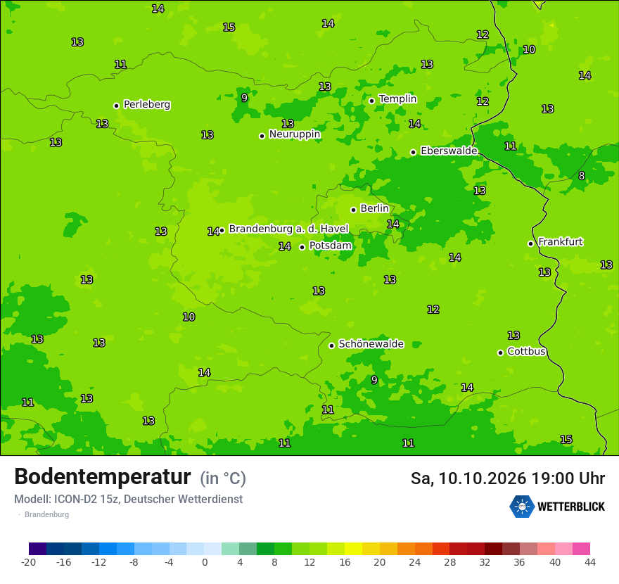 Modellkarte ICON-D2 – t_g – bb