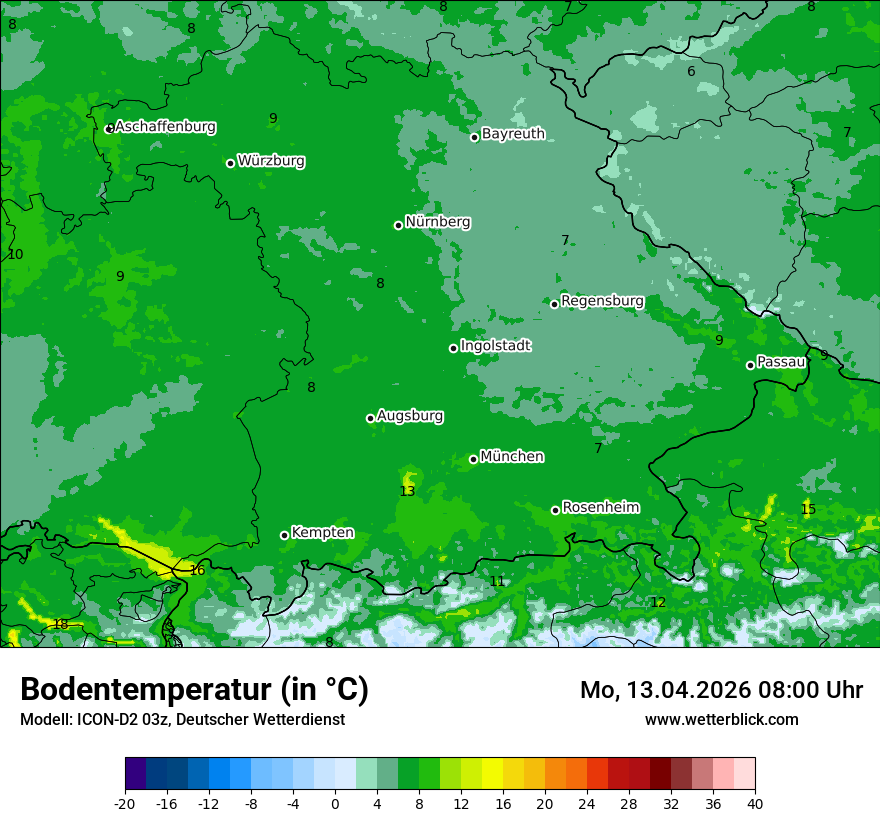 Modellkarte ICON-D2 – t_g – by