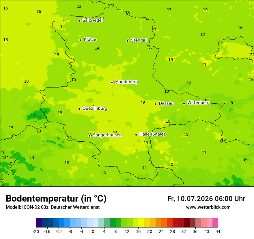 Modellkarte ICON-D2 – t_g – st