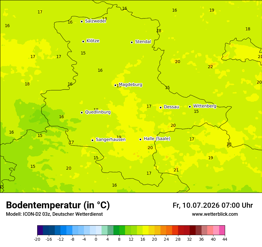 Modellkarte ICON-D2 – t_g – st