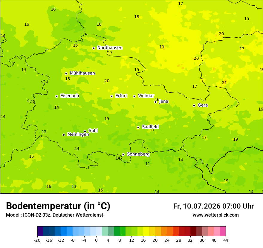 Modellkarte ICON-D2 – t_g – th
