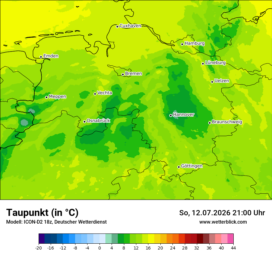 Modellkarte ICON-D2 – td – ni
