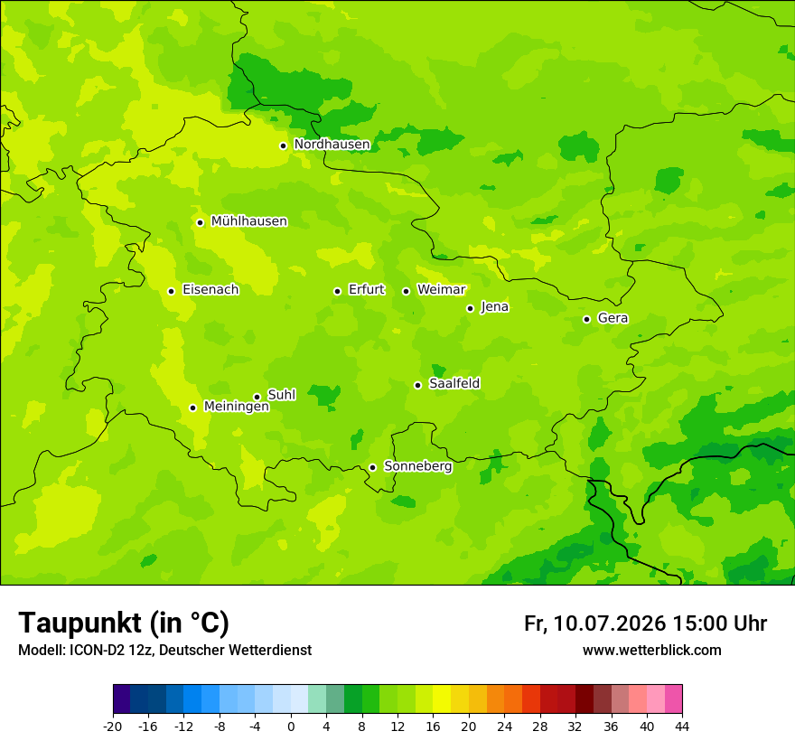 Modellkarte ICON-D2 – td – th
