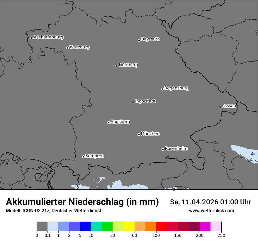 Modellkarte ICON-D2 – tot_prec – by