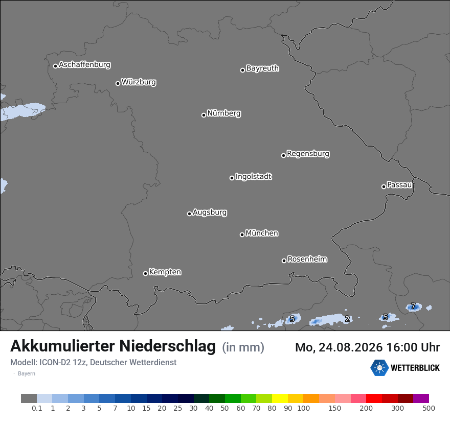 Modellkarte ICON-D2 – tot_prec – by