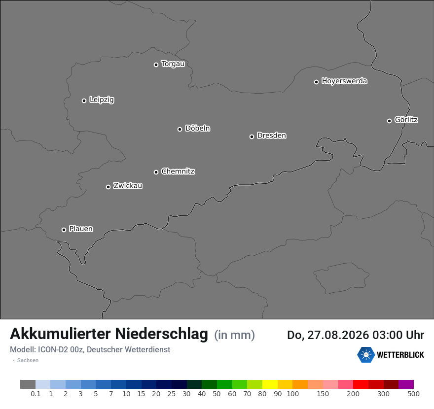 Modellkarte ICON-D2 – tot_prec – sn