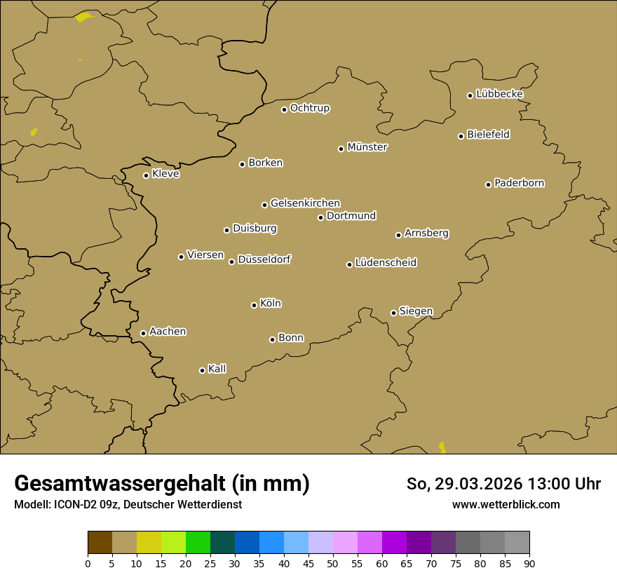 Modellkarte ICON-D2 – twater – nrw