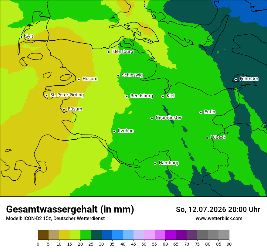Modellkarte ICON-D2 – twater – sh