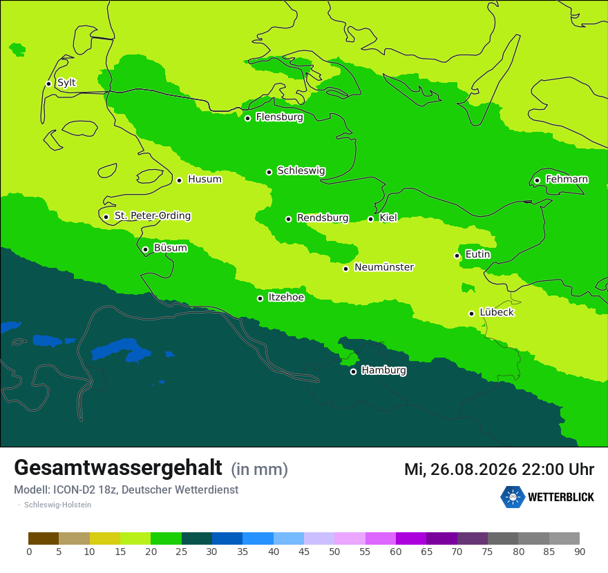 Modellkarte ICON-D2 – twater – sh