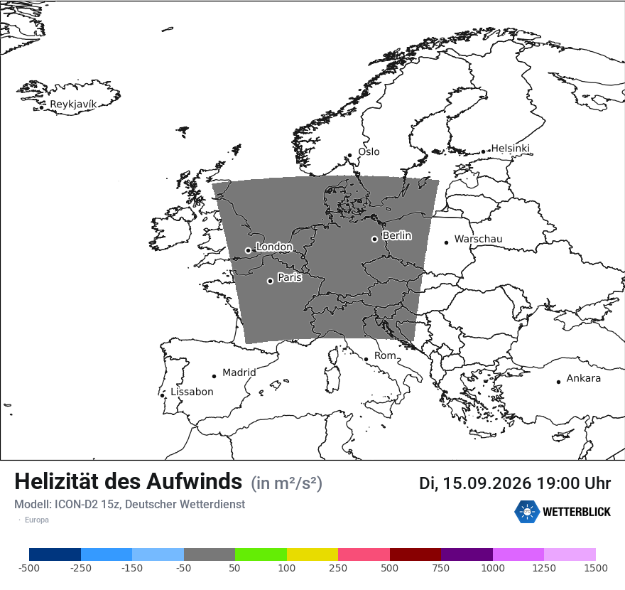 Modellkarte ICON-D2 – uh_max – europa
