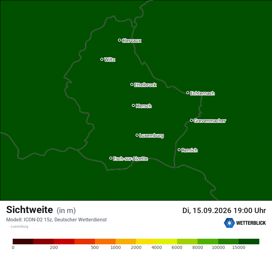 Modellkarte ICON-D2 – vis – luxemburg