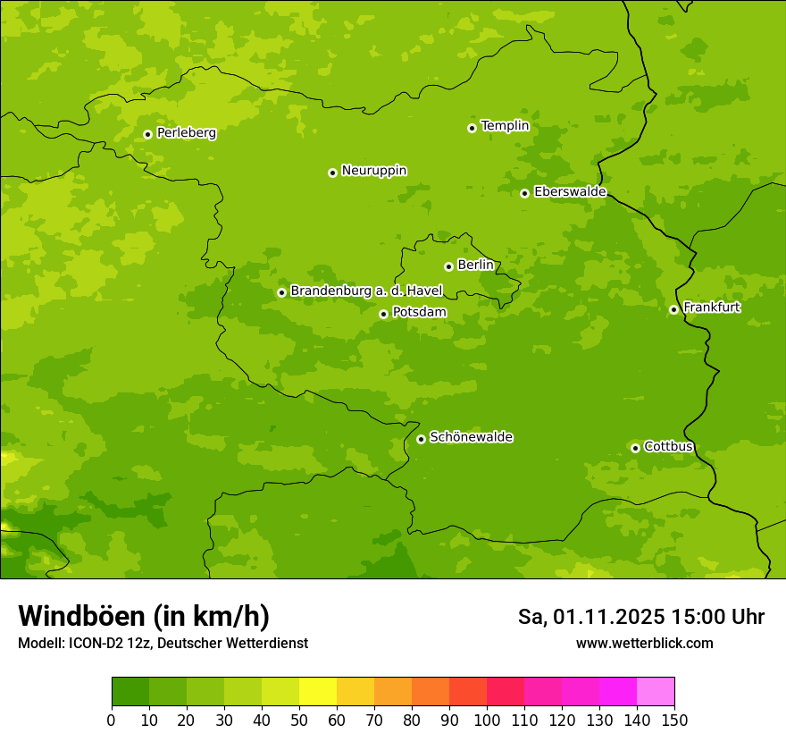 Modellkarten Windgeschwindigkeit Modellkarten Windgeschwindigkeit