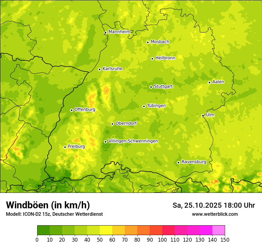 Modellkarten Windgeschwindigkeit Modellkarten Windgeschwindigkeit