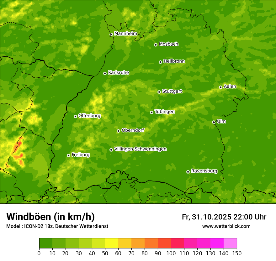 Modellkarten Windgeschwindigkeit Modellkarten Windgeschwindigkeit