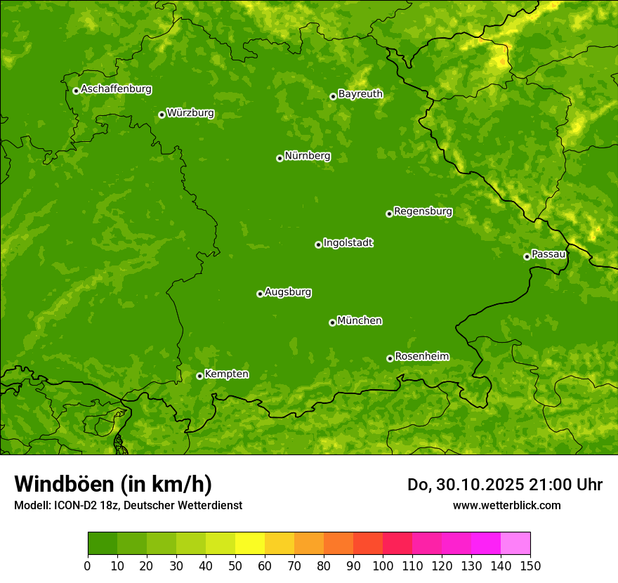 Modellkarten Windgeschwindigkeit Modellkarten Windgeschwindigkeit