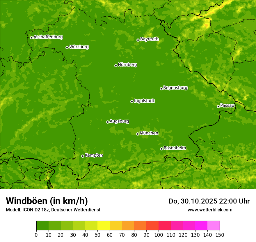 Modellkarten Windgeschwindigkeit Modellkarten Windgeschwindigkeit