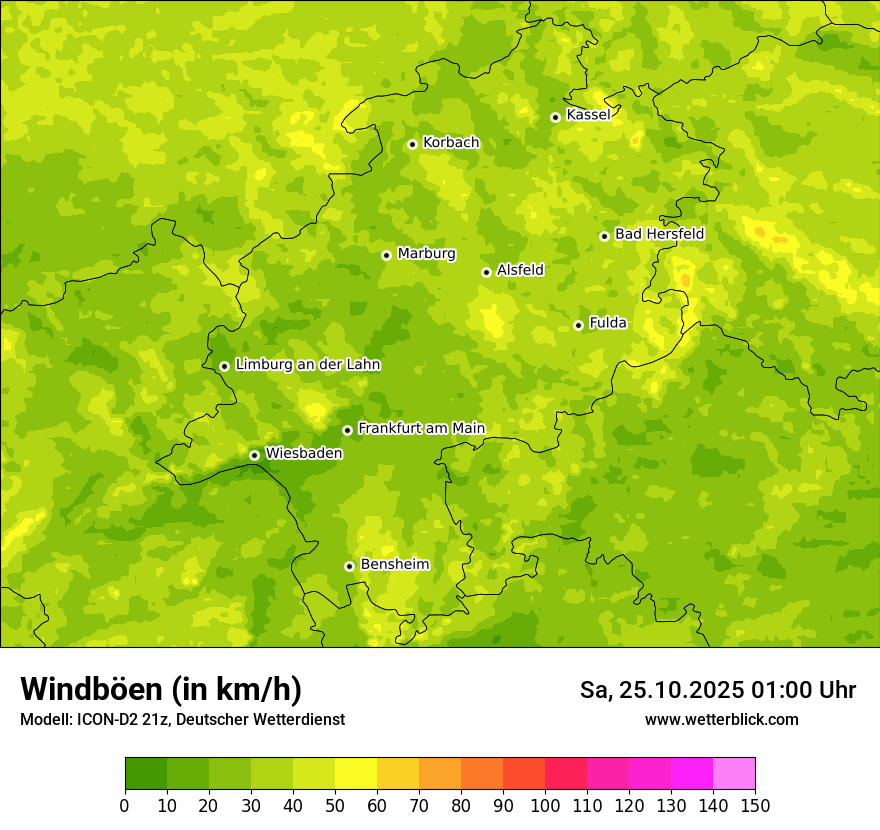 Modellkarten Windgeschwindigkeit Modellkarten Windgeschwindigkeit