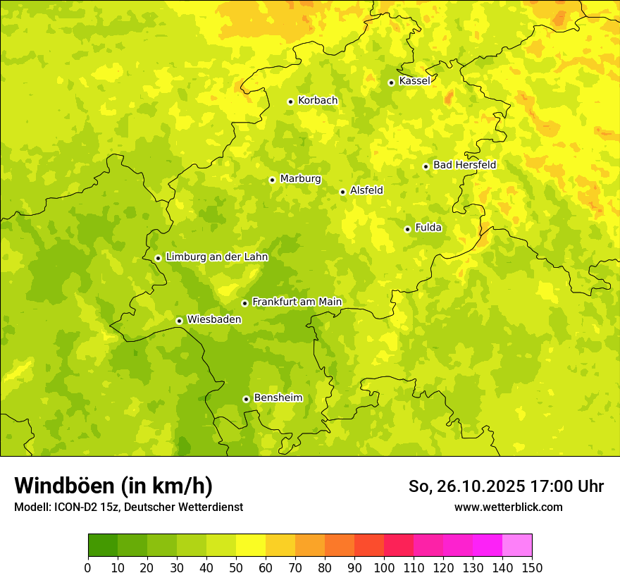 Modellkarten Windgeschwindigkeit Modellkarten Windgeschwindigkeit