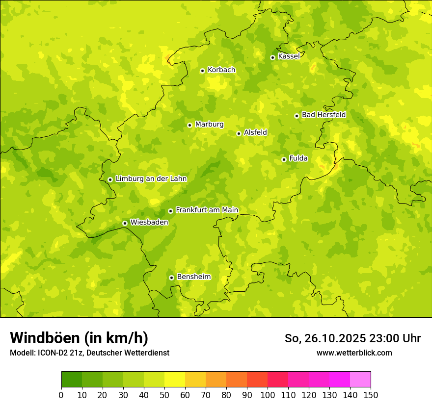 Modellkarten Windgeschwindigkeit Modellkarten Windgeschwindigkeit