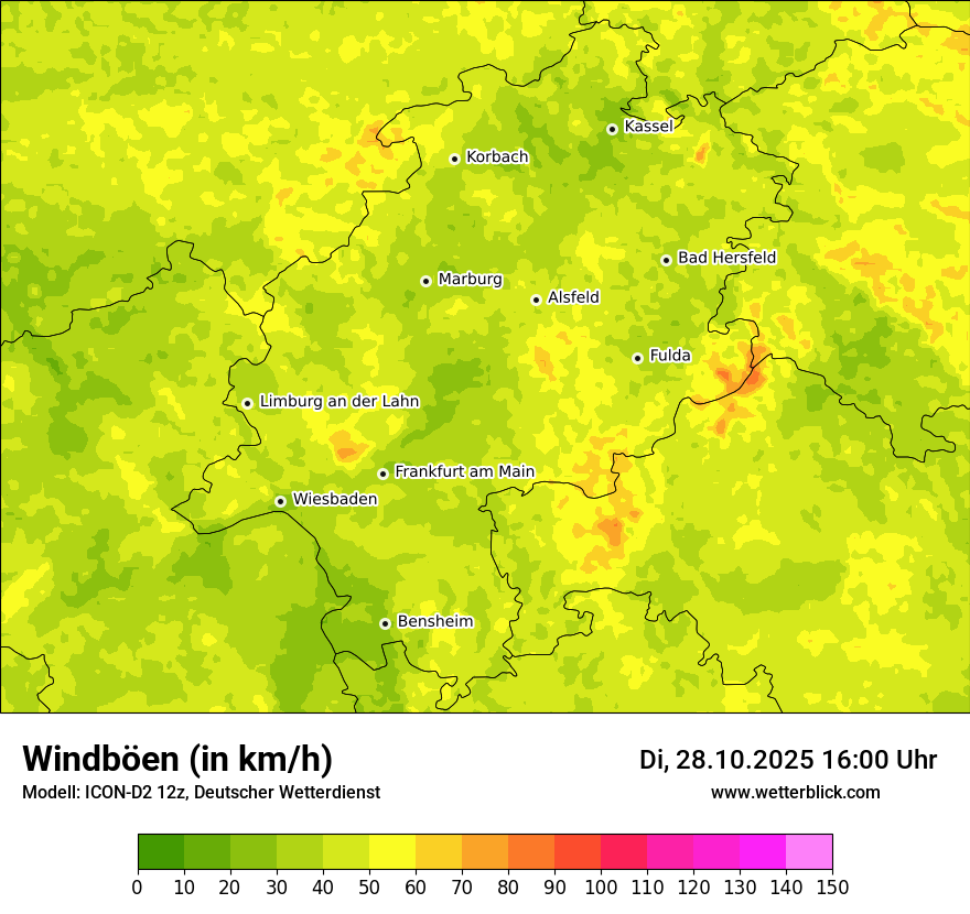 Modellkarten Windgeschwindigkeit Modellkarten Windgeschwindigkeit